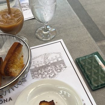 Narbona - bread and iced vanilla latte - Specialty Food Near Me - Key Biscayne, Florida