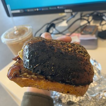 Deja Brew - BBEC burnt bacon egg and cheese - Breakfast & Brunch Near Me - Boston, Massachusetts