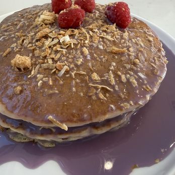 Bites & Bashes Cafe - Ube Pancakes - Cafes Near Me - Lomita, California Bites & Bashes Cafe - Ube Pancakes - Cafes Near Me - Lomita, California