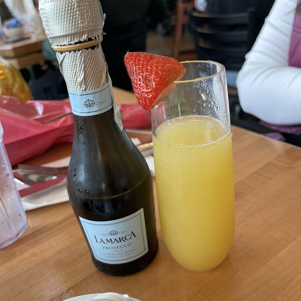 Stacked - Mimosa for the birthday girl - Breakfast & Brunch Near Me - Oak Lawn, Illinois Stacked - Mimosa for the birthday girl - Breakfast & Brunch Near Me - Oak Lawn, Illinois