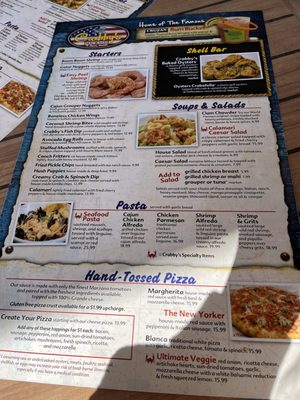 Menu photo 5 Crabby's Dockside Ft. Pierce Ft. Pierce, FL