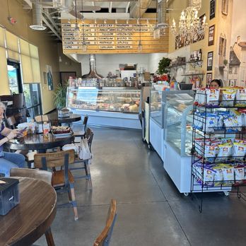Fabio On Fire - View from entrance. Menu above deli counter - Gelato Near Me - Peoria, Arizona