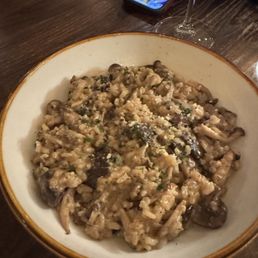 Mushroom risotto