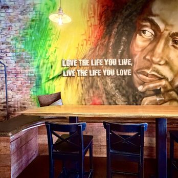 Xpresso Urban Cafe - Bob Marley mural wall - Cafes Near Me - Corona, California Xpresso Urban Cafe - Bob Marley mural wall - Cafes Near Me - Corona, California
