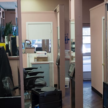 J Cut Barber - The barber shop section of the shop. Both chairs have TVs. - Barbers Near Me - Northridge, California J Cut Barber - The barber shop section of the shop. Both chairs have TVs. - Barbers Near Me - Northridge, California