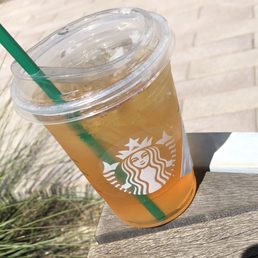 Peach green tea
