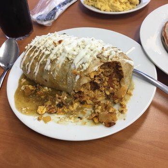 No Toro Cafe - Chesty Chorizo Burrito - Breakfast & Brunch Near Me - Artesia, California
