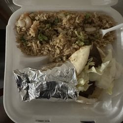 WHOA Wings - Gyro with shrimp fried rice