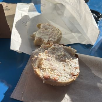 Starship Bagel - Lox spread on sesame bagel - Bagels Near Me - Dallas, Texas Starship Bagel - Lox spread on sesame bagel - Bagels Near Me - Dallas, Texas