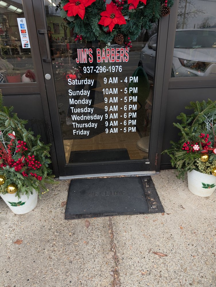 Jim's Barber Shop Logo