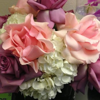 Creative Floral Designs - Pink, purple and white center pieces! - Floral Designers Near Me - San Gabriel, California
