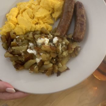 Mimosa - Double Egg Classic** with sausage - Breakfast & Brunch Near Me - Franklin, Wisconsin Mimosa - Double Egg Classic** with sausage - Breakfast & Brunch Near Me - Franklin, Wisconsin