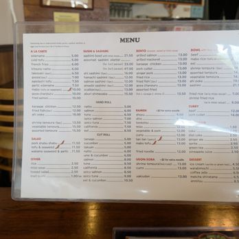 Hana no Sato - Menu - Ramen Near Me - Honolulu, Hawaii Hana no Sato - Menu - Ramen Near Me - Honolulu, Hawaii