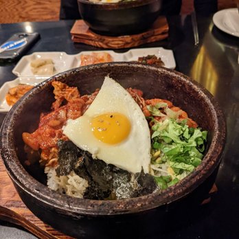 Dolsot Bistro - Kimchi & pork belly dolsot - Korean Near Me - Mason, Ohio