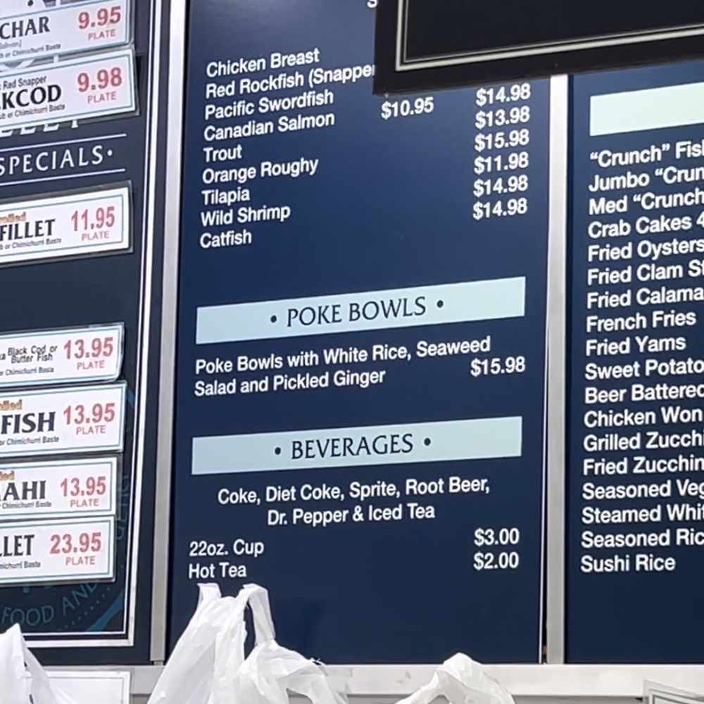 Fish King - Menu - Seafood Markets Near Me - Glendale, California Fish King - Menu - Seafood Markets Near Me - Glendale, California