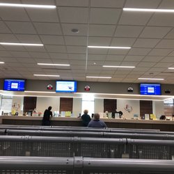 Tarrant County Northeast Courthouse - Waiting room. All lockets are open. Very clean and organized. Love this place.
