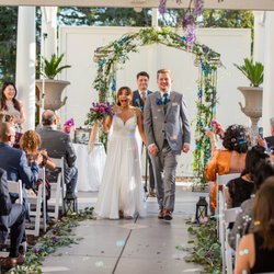 Jefferson Street Mansion by Wedgewood Weddings - Happy newlyweds at Jefferson St. Mansion by Wedgewood Weddings