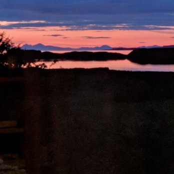 The Three Chimneys - Sunset from the lounge - Hotels Near Me - Dunvegan, HLD
