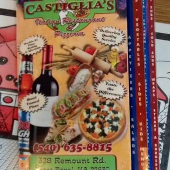 Castiglia's - Castiglia's menu - Italian Near Me - Front Royal, Virginia Castiglia's - Castiglia's menu - Italian Near Me - Front Royal, Virginia