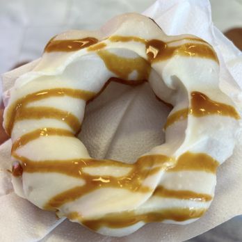 Ding Tea - White chocolate caramel mochi donut - Bubble Tea Near Me - North Port, Florida Ding Tea - White chocolate caramel mochi donut - Bubble Tea Near Me - North Port, Florida