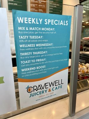 CraveWell Juicery & Cafe Westside Village by null