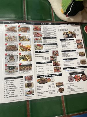 Menu photo 5 Yuki Sushi Garden Grove, CA