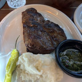 Piedra Santa - 10oz steak and mashed potatoes with chimichurri ($25!!!) - Steakhouses Near Me - San Diego, California