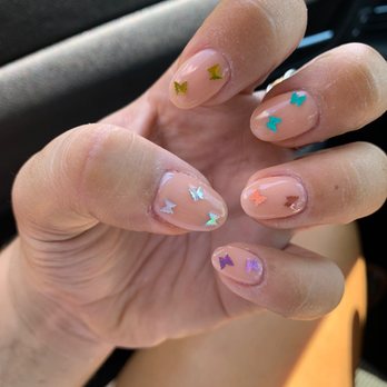 Skyline Nails & Spa - Dip with almond shape - Nail Salons Near Me - Fort Worth, Texas Skyline Nails & Spa - Dip with almond shape - Nail Salons Near Me - Fort Worth, Texas