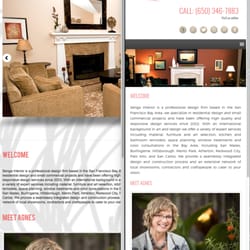 heART Web Design - This before and after comparison clearly shows the benefits and beauty of a custom responsive design.