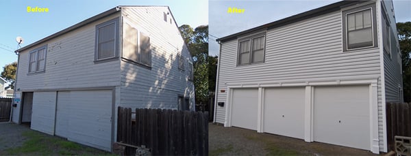 Photo of K-Designers - Home Remodeling Leader - Denver, CO, US. Before and After Siding and Garage Doors