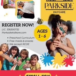 Parkside Daycare - Now Enrolling for 2025-2026