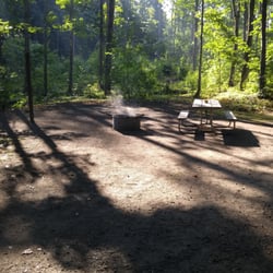 Pete's Lake Campground - Sample Campsite