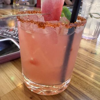 Rock & Brews - San Antonio - Spicy watermelon margarita - Beer Bar Near Me - San Antonio, Texas