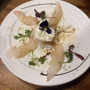 Tsukiyo Sushi - Halibut Carpaccio - Sushi Bars Near Me - Westminster, California Tsukiyo Sushi - Halibut Carpaccio - Sushi Bars Near Me - Westminster, California