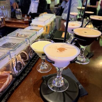 Rockfish - The martini trio pistachio expresso martini and a banana fosters - Pizza Near Me - Edgartown, Massachusetts