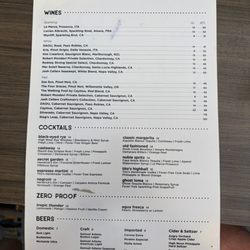 Connections - Menu