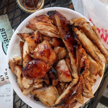 Tikiyaki - Teriyaki chicken large bowl, 4 stars. Tender chicken, great flavor, an occasional crisped edge.Sat dinner 2021-07-03 - Fast Food Near Me - Orange, California Tikiyaki - Teriyaki chicken large bowl, 4 stars. Tender chicken, great flavor, an occasional crisped edge.Sat dinner 2021-07-03 - Fast Food Near Me - Orange, California