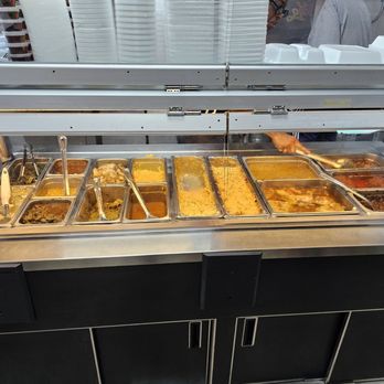 Trucker's Cafe - Buffet line, sides on the left, mains on the right - Southern Near Me - Dallas, Texas Trucker's Cafe - Buffet line, sides on the left, mains on the right - Southern Near Me - Dallas, Texas