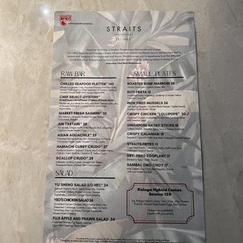 Straits - Honolulu - Food mene - Asian Fusion Near Me - Honolulu, Hawaii
