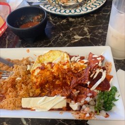 Chilaquiles rojos The most authentic real Mexican food! A hole in the wall this place is fire. Definitely coming back! Chilaquiles rojos The most authentic real Mexican food! A hole in the wall this place is fire. Definitely coming back!