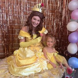 Fair Maidens & Masks - Princess Belle and the birthday girl!