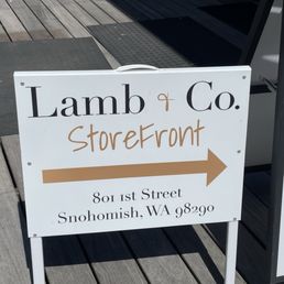 Exterior photo of Lamb & Co. Storefront - Snohomish, Washington Exterior photo of Lamb & Co. Storefront - Snohomish, Washington