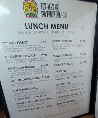 Menu photo 5 La Campesina Restaurant Fairfax, VA