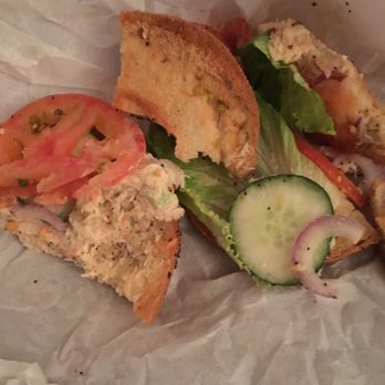 5th Ave Bagelry - They only scooped out one side and put one slice of cucumber ? - Bagels Near Me - Long Beach, California