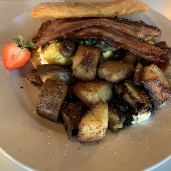 Eat. - Truffle egg sandwich w potatoes - New American Near Me - Las Vegas, Nevada Eat. - Truffle egg sandwich w potatoes - New American Near Me - Las Vegas, Nevada