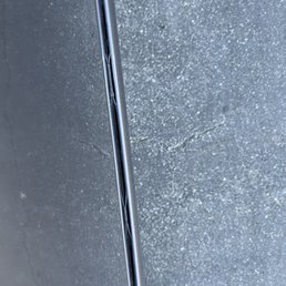 Body side molding on the left side