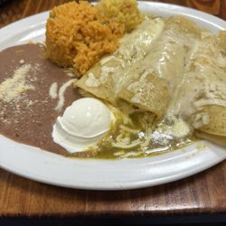 Barandas Fresh Mexican Grill - Enchiladas suizas