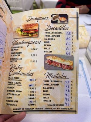 Menu photo 1 El Rincon De Anais Madrid, M
