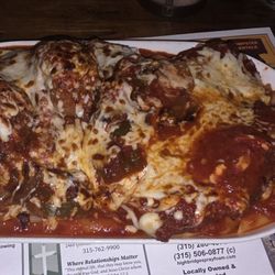 Canal View Cafe - Andy's Italian Casserole dish,  custom made .