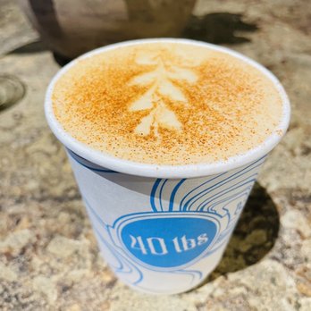 40 LBS Coffee + Bar - Chai latte (tasted horrible) - Coffee & Tea Near Me - Portland, Oregon